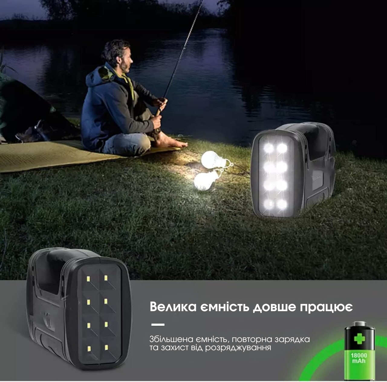 Портативна система освітлення на сонячних батареях